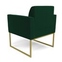 Ver mais imagens de Poltrona Sala Estar Industrial Dourado Kit 2 Marisa Bouclê Verde D03 - D’Rossi