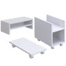 Kit Suporte Para Cpu Nobreak Guide Cyber e Suporte De Monitor Stand Lap L03 Branco - Lyam Decor Guid - 1