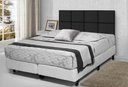 Ver imagem 2 de Cabeceira de Cama Estofada Casal 160cm Preta Lisa - Rede Móveis
