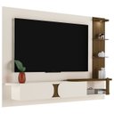 Ver imagem 2 de Painel Tv 72 Pol 220cm Suspenso Reno Pinho/off White A09 - Mpozenato