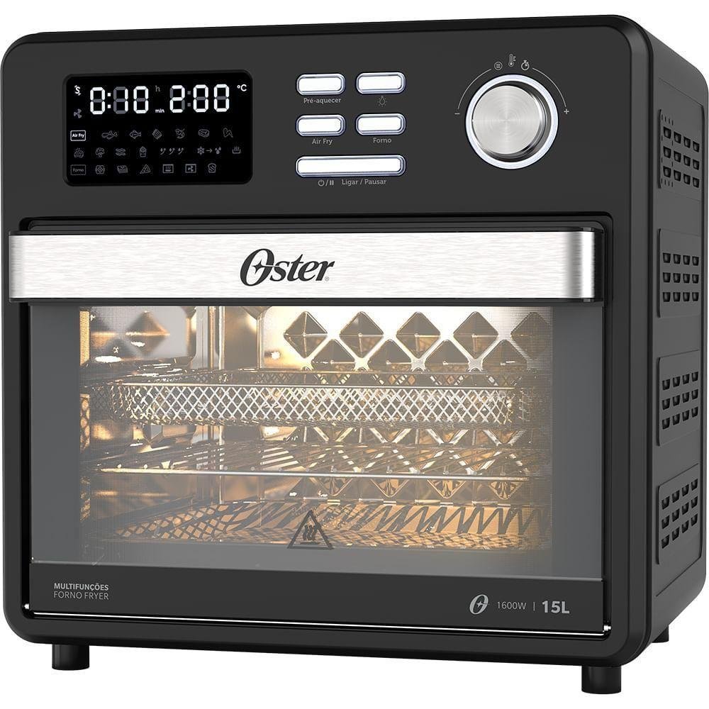 Kit Forno e Fryer 15l e Cafeteira Espresso Perfect Brew Oster 127v - 5