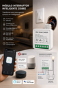 Ver imagem 2 de Modulo de Interruptor Inteligente Tuya Zigbee 2 Vias Alexa Google
