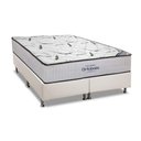 Ver imagem 1 de Cama Box King: Colchão Espuma Ortobom D45 High Foam + Base Crc Courano White(186x198)