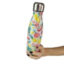 Ver imagem 7 de Garrafa Termica Estampa Frutas Flores Inox 500ml