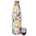 Ver imagem 1 de Garrafa Termica Estampa Frutas Flores Inox 500ml