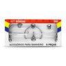 Kit Para Banheiro 5 Pcs Cr Rimini Aquaplas - 1