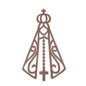 Imagem Nossa Senhora Aparecida Parede em Mdf:Cru