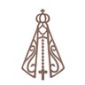 Imagem Nossa Senhora Aparecida Parede em Mdf:Cru - 1