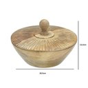 Ver imagem 3 de Caixa Porta Joia Decor em Madeira C/tampa Marrom - 13,5cm