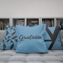 Ver imagem 6 de Kit Capas Almofadas Decorativas Gratidão Fé 45x45 - ID Decor 15 Azul Bebê