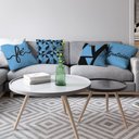 Ver imagem 7 de Kit Capas Almofadas Decorativas Gratidão Fé 45x45 - ID Decor 15 Azul Bebê
