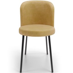 Kit 3 Cadeiras Sala de Jantar Estofada Gavi L02 Couríssimo Fendi - Lyam Decor - 3 Kit 3 Cadeiras Sala de Jantar Estofada Gavi L02 Couríssimo Fendi - Lyam Decor - 3