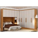 Ver imagem 4 de Modulo de Casal Safira para Guarda Roupa Clic Móveis Cumaru/fendi