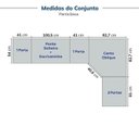 Ver imagem 5 de Guarda-Roupa Planejado de Canto Obliquo 6 Peças 7 Portas Reflectas Orion CabeCasa MadeiraOriginals Marrom/Mocha