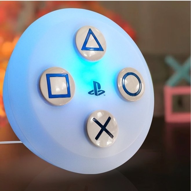 Luminária com Controle Remoto Playstation Colors