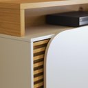Ver imagem 7 de Estante para TV e Home Theater até 75 Polegadas 182CMX187CM 2 Portas Jurerê