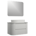Ver imagem 1 de Conjunto Gabinete Suspenso para Banheiro Estela 2g 80cm