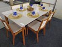 Ver imagem 3 de Sala de Jantar Madeira Maciça com Vidro 6 Cadeiras 1,80x1,0m - Esparta - Requinte Salas