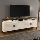 Ver imagem 1 de Rack para TV até 55 Polegadas 4 Portas Retrô Cajueiro Yescasa