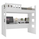 Ver imagem 2 de Cama Solteiro Alta com Escrivaninha e Grade de Proteção