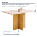 Ver mais imagens de Conjunto Sala de Jantar 4 Lugares Retangular Tampo Vidro/MDF 120x80cm Mesa Carol e Cadeiras Espanha