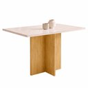 Ver imagem 6 de Conjunto Sala de Jantar 4 Lugares Retangular Tampo Vidro/MDF 120x80cm Mesa Carol e Cadeiras Espanha
