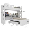 Ver imagem 3 de Treliche Solteiro com Escrivaninha