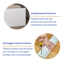Ver imagem 6 de Treliche Solteiro com Escrivaninha Branco