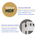 Ver imagem 5 de Treliche Solteiro com Escrivaninha Branco