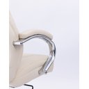 Ver imagem 4 de Cadeira Presidente Summer Estofada Bege W-80