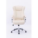 Ver imagem 1 de Cadeira Presidente Summer Estofada Bege W-80