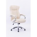 Ver imagem 2 de Cadeira Presidente Summer Estofada Bege W-80