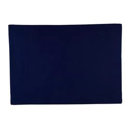 Conjunto de 6 Jogo Americano Algodao Flores Azul 45x33cm - 1