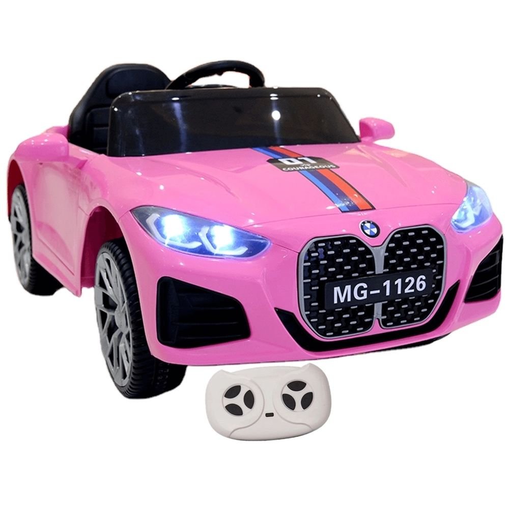 Carro Eletrico Bmv S4 12 V Rosa 0731 - Bang Toys Nova Marca