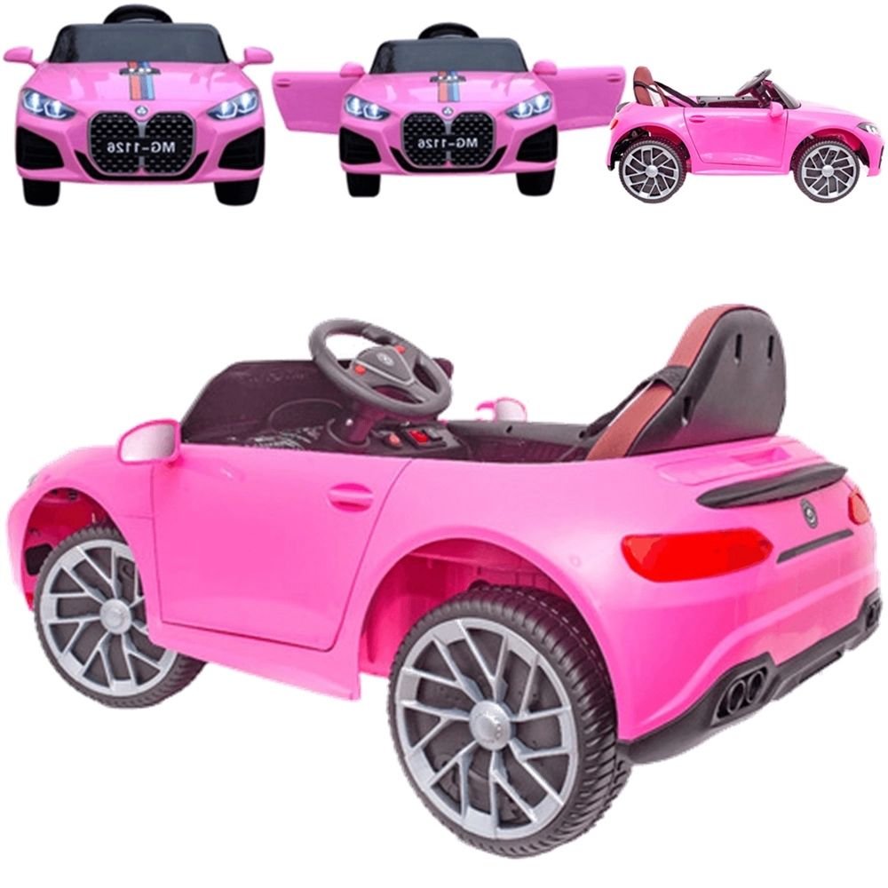 Carro Eletrico Bmv S4 12 V Rosa 0731 - Bang Toys Nova Marca - 3