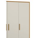 Ver imagem 4 de Guarda-Roupa Retrô 3 Portas Isis MoveisAqui