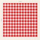 Ver imagem 4 de Toalha de Mesa Picnic 4 Lugares Algodão 1,40 x 1,40 m Vermelho Santa Sofia
