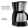 Cafeteira Britânia 550w 18 Cafezinhos 220v bcf19b - 3