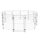 Ver imagem 1 de Cercado Pet Cães Cachorros Coelhos com 10 Módulos + Portão 83cm Utilyse Branco