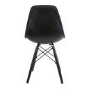 Ver imagem 5 de Kit 2 Cadeiras Eames Pretas em Polipropileno para Sala de Jantar e Cozinha