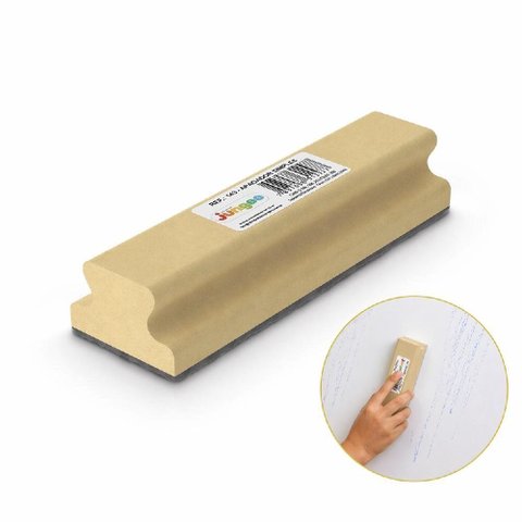 Apagador Lousa Quadro Negro Branco Verde Feltro Limpador Multiuso Madeira Ergonomico Infantil Adulto