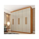 Ver imagem 1 de Guarda Roupa Lagos 6 Portas e 4 Gavetas Tcil Cinamomo Off