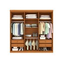 Ver imagem 3 de Guarda Roupa Lagos 6 Portas e 4 Gavetas Tcil Cinamomo Off