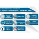 Ver imagem 3 de Cama Box King: Colchão Espuma D33 Paropas Anatômico Confort Ultra Firme + Base Crc Suede Clean (