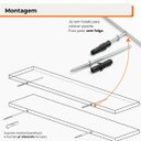 Ver imagem 3 de Kit de 3 Prateleiras 180cm MDF Branco - On Móveis