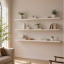 Ver imagem 1 de Kit de 3 Prateleiras 180cm MDF Branco - On Móveis