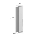 Ver imagem 5 de Módulo de Guarda Roupa 1 Porta Elegance 