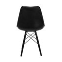 Ver imagem 5 de Conjunt Mesa Redonda Eames Black 90cm + 4 Cadeiras Saarinen Dsw Sala Cozinha Jantar La Mobilia