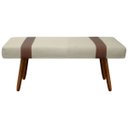 Ver imagem 4 de Puff Recamier Retangular para Sala Quarto Belt 90cm Bouclê - Sofa Store:bouclê Bege