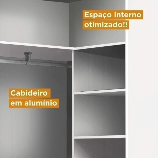 Closet Modulado 2 Peças Sauá Cabecasa Madeiramadeira - 8